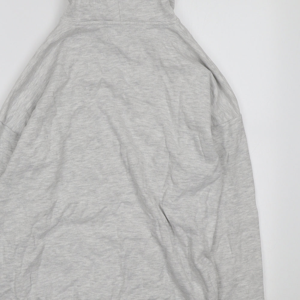 NEXT Womens Grey Polyester Pullover Hoodie Size 12 Pullover