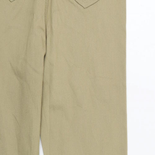 Marks and Spencer Womens Beige Cotton Jegging Jeans Size 14 L31 in Regular