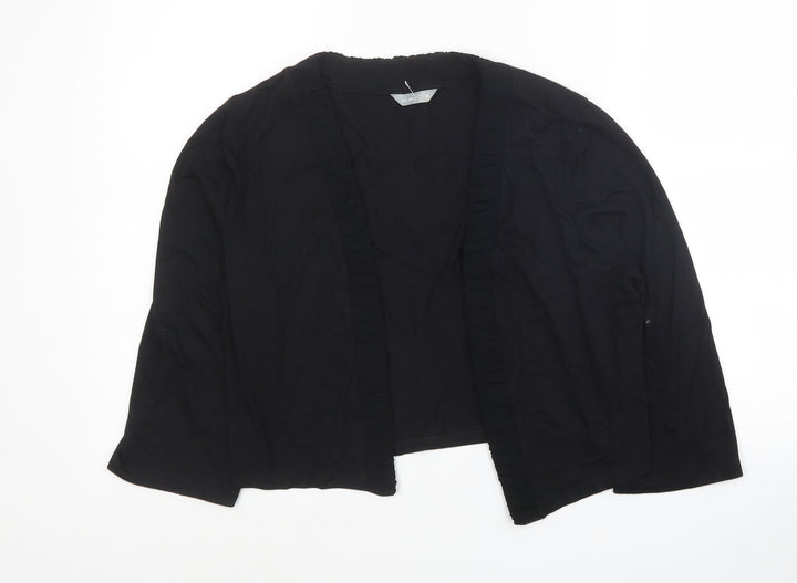 Per Una Womens Black V-Neck Viscose Cardigan Jumper Size 14