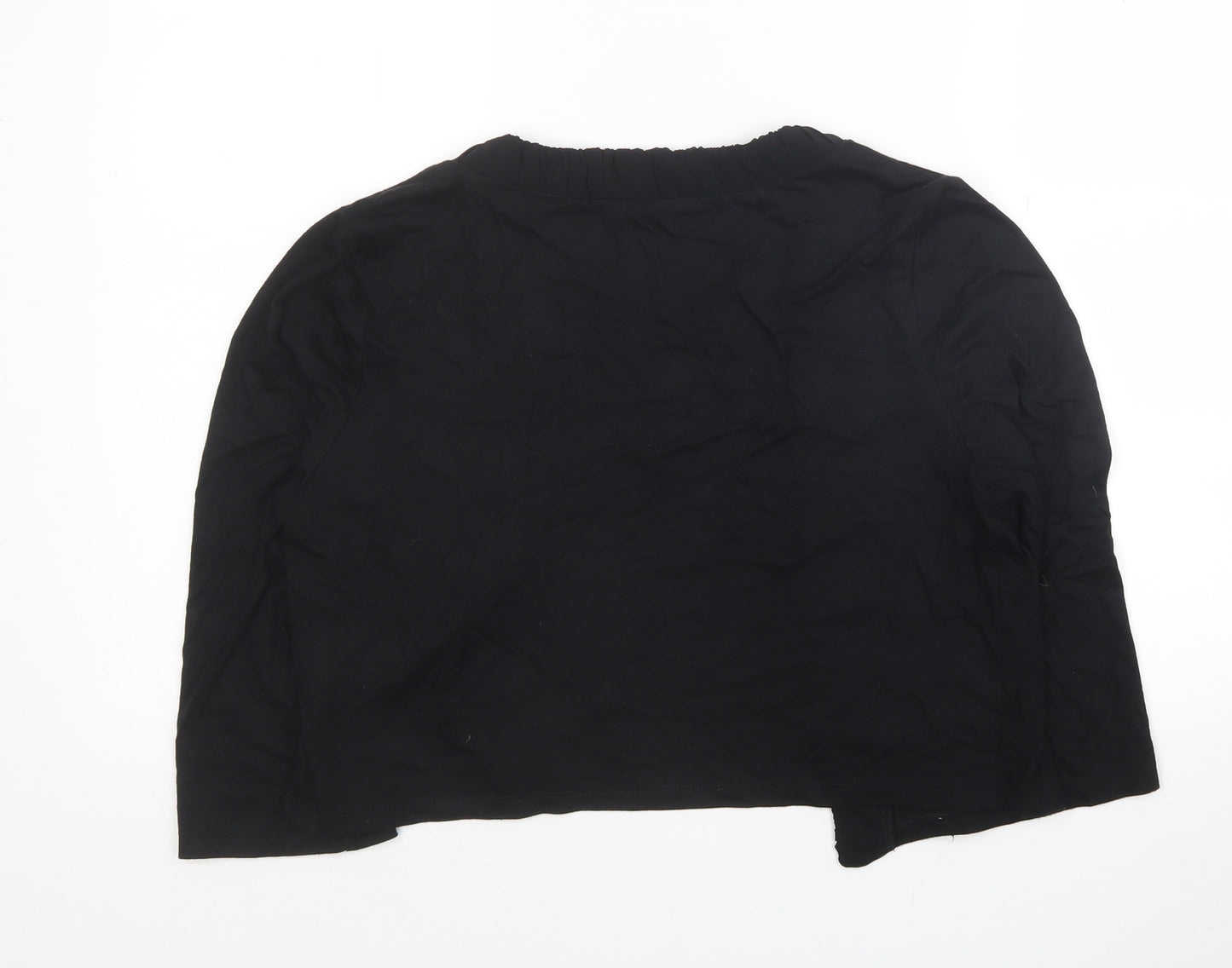 Per Una Womens Black V-Neck Viscose Cardigan Jumper Size 14