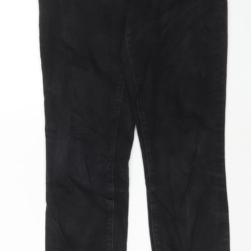Gap Womens Black Cotton Skinny Jeans Size 26 in L28 in Regular Button