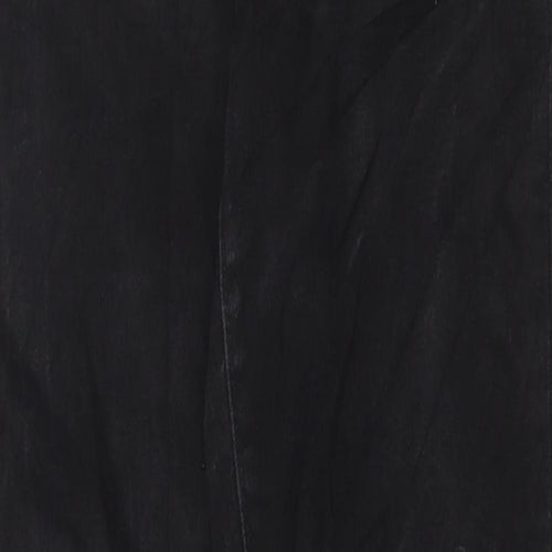 Gap Womens Black Cotton Skinny Jeans Size 26 in L28 in Regular Button