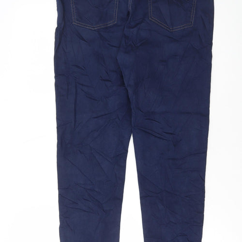 Marks and Spencer Womens Blue Cotton Jegging Jeans Size 16 L28 in Regular