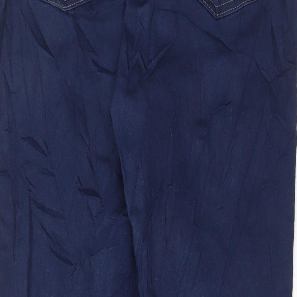 Marks and Spencer Womens Blue Cotton Jegging Jeans Size 16 L28 in Regular