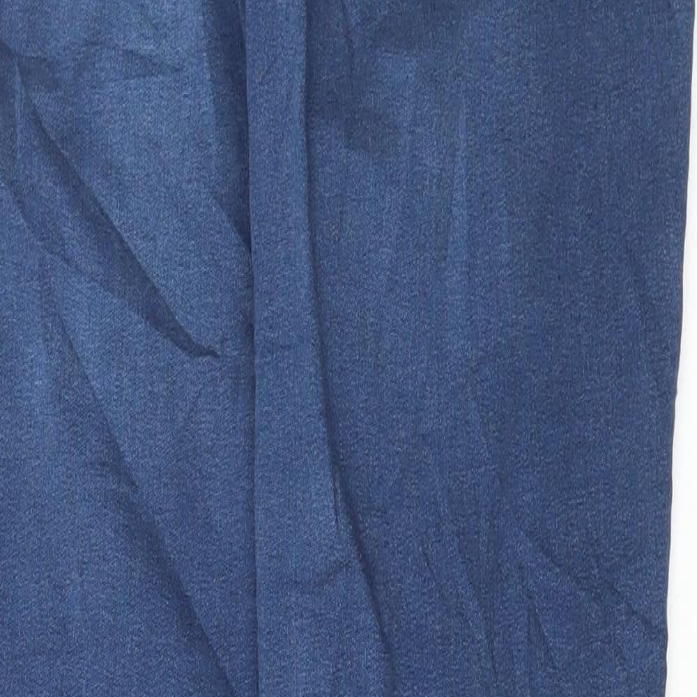 Marks and Spencer Womens Blue Cotton Jegging Jeans Size 14 L30 in Regular