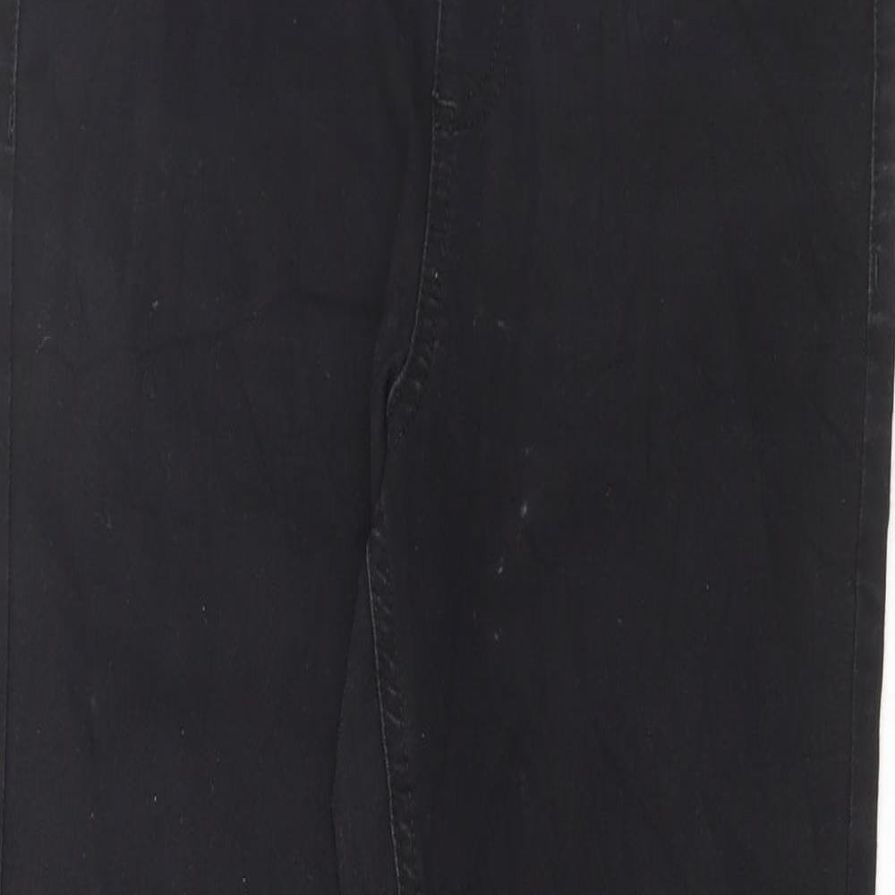 Marks and Spencer Womens Black Cotton Jegging Jeans Size 10 L29 in Regular
