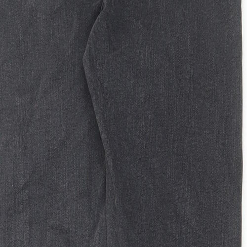 Marks and Spencer Womens Grey Cotton Skinny Jeans Size 8 L27 in Regular Button - Contrasting trim