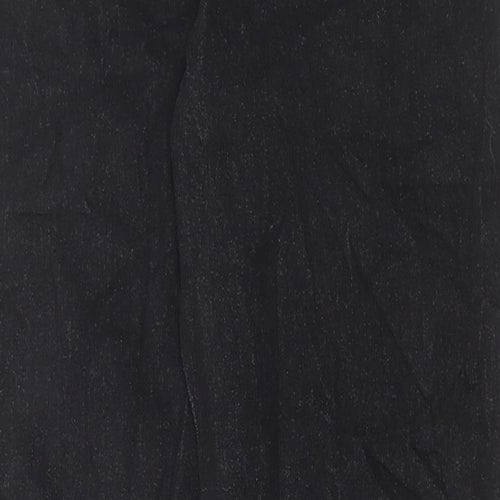 Marks and Spencer Womens Black Cotton Skinny Jeans Size 10 L28 in Regular Button