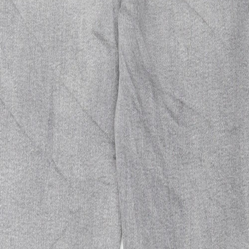Marks and Spencer Girls Grey Cotton Skinny Jeans Size 14-15 Years Regular Button