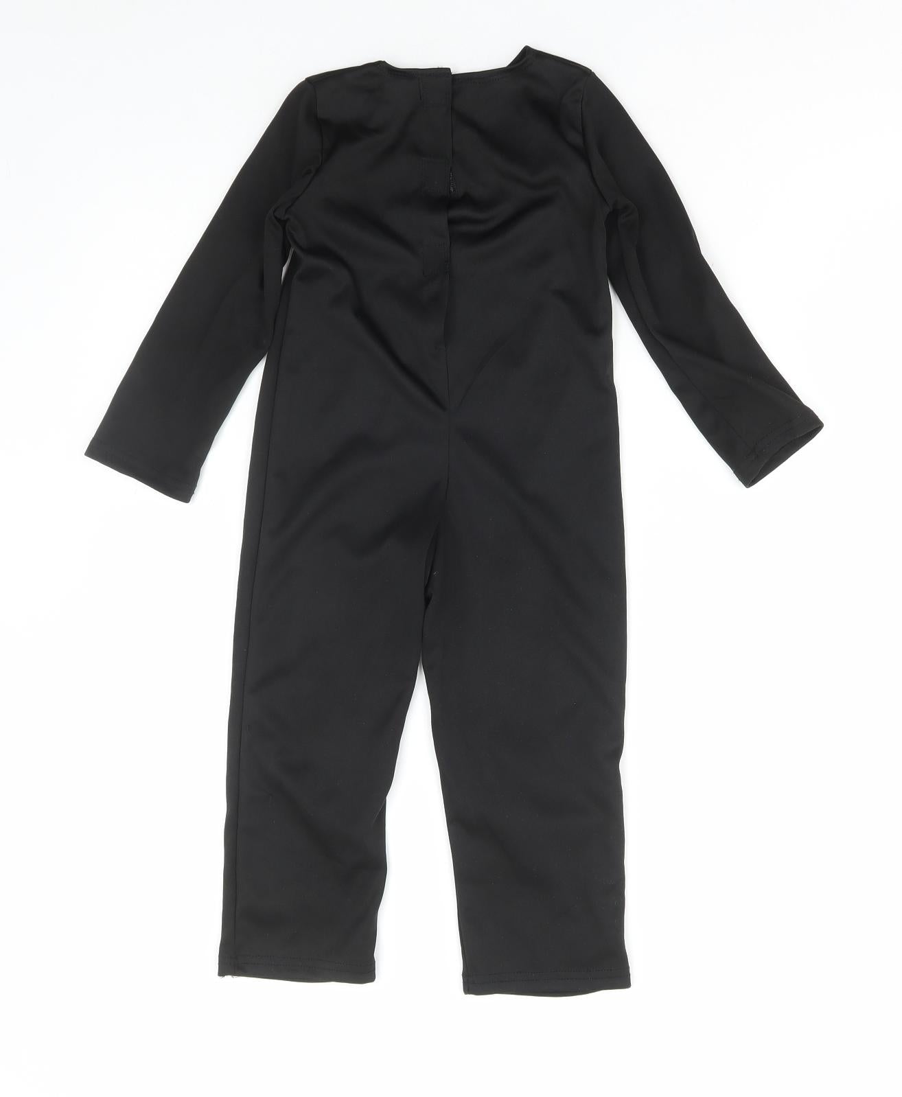 Peacocks Boys Multicoloured Geometric Polyester One Piece Size 2-3 Years Snap - Skeleton Fancy Dress