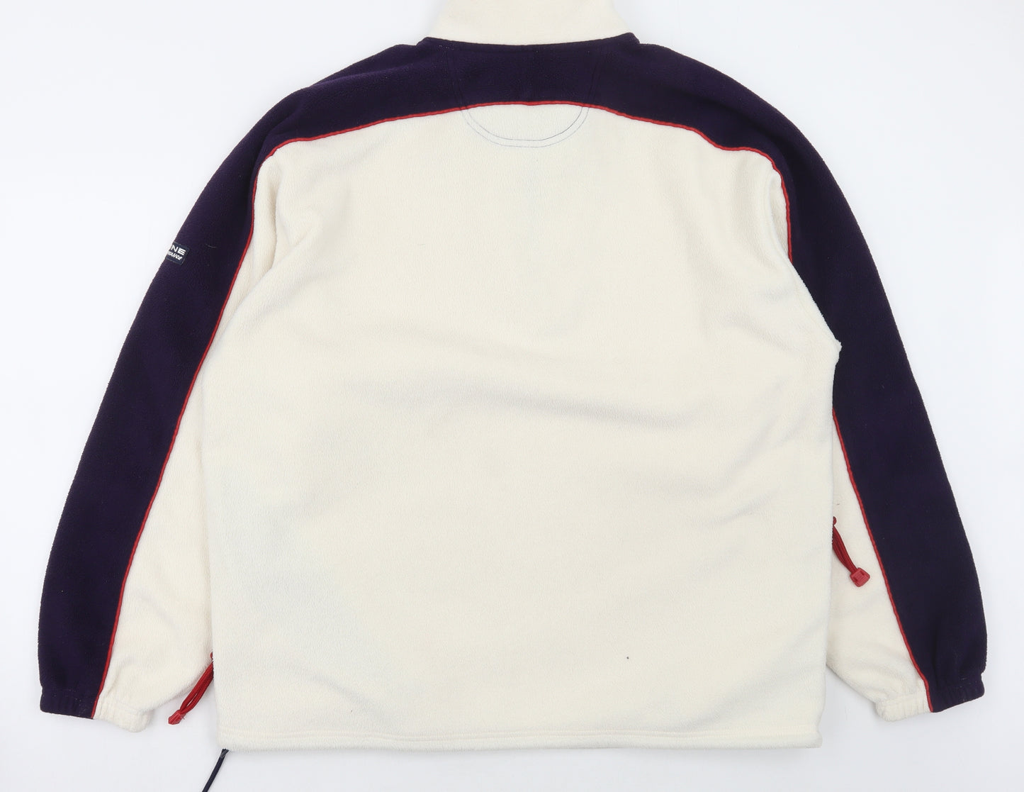 Maine Mens Ivory Polyester Pullover Sweatshirt Size L