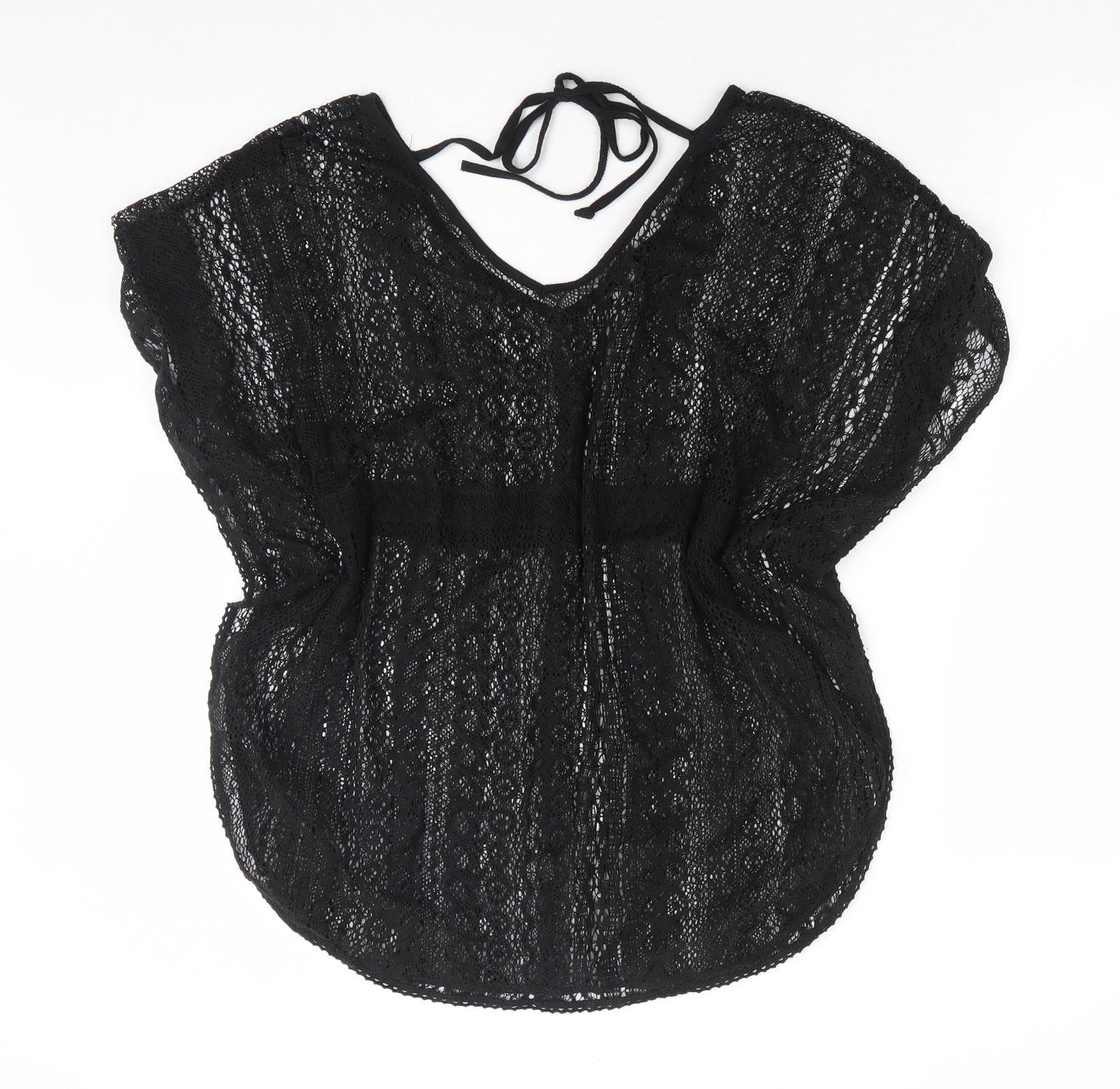 Primark Womens Black Polyester Cover Up Size S - Kaftan Top