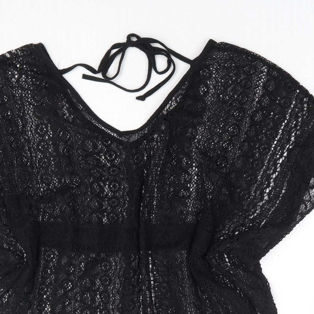 Primark Womens Black Polyester Cover Up Size S - Kaftan Top