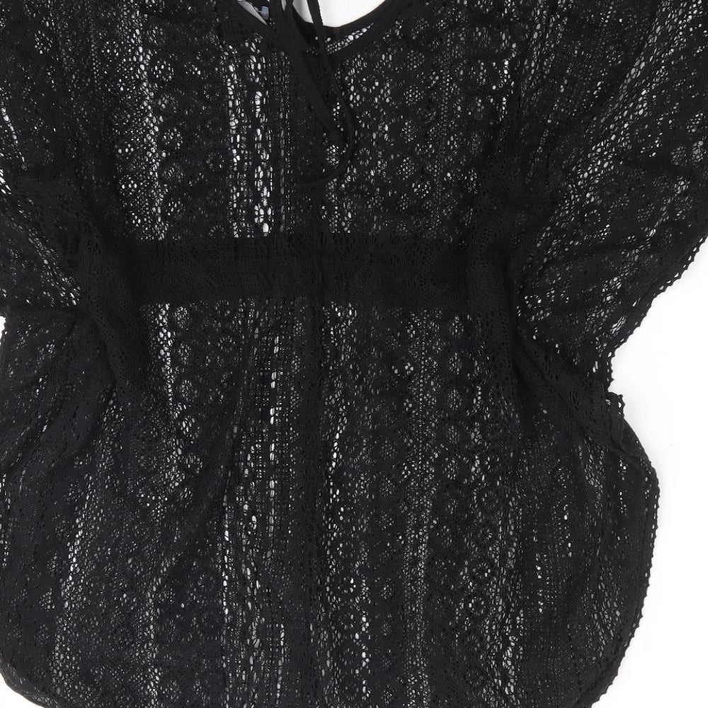 Primark Womens Black Polyester Cover Up Size S - Kaftan Top