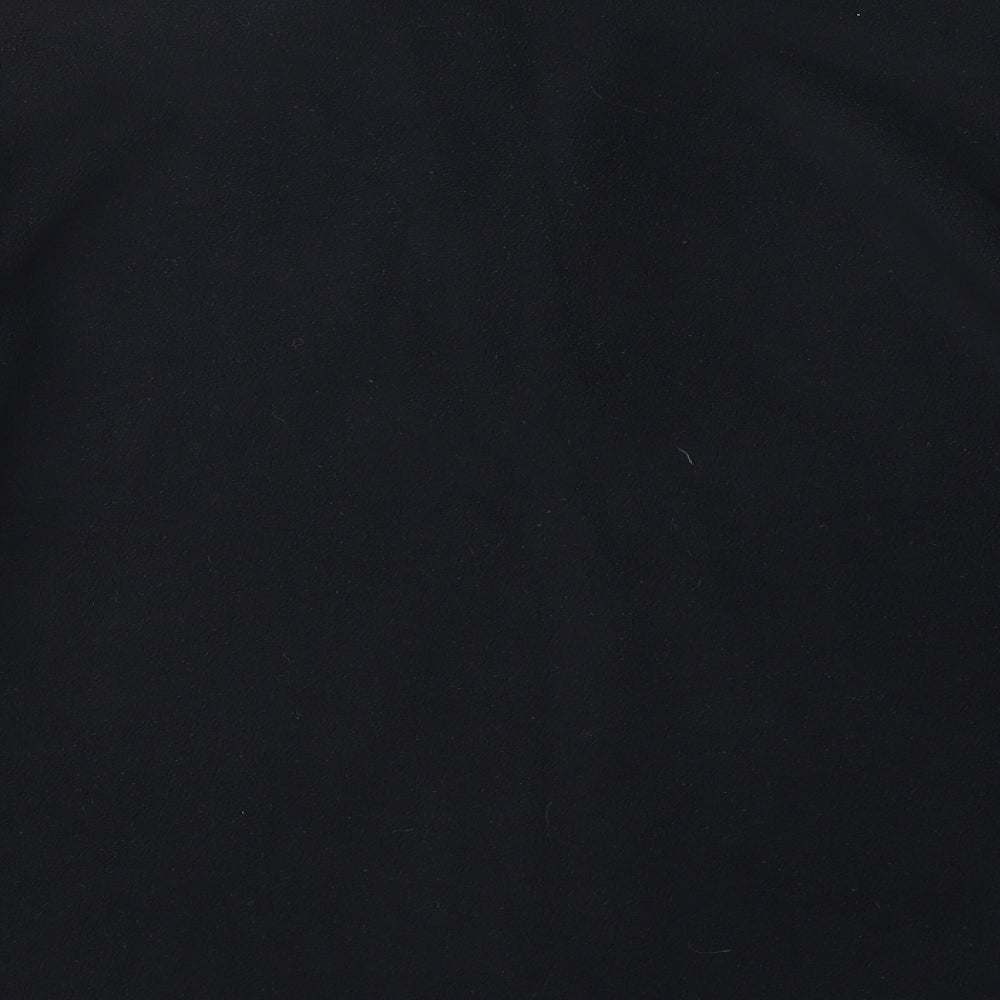 JCM Sports Mens Black High Neck Polyester Pullover Jumper Size XL