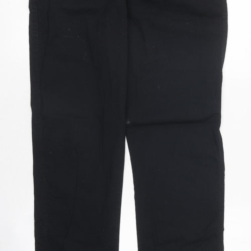 Mountain Warehouse Womens Black Polyester Trousers Size 12 L35 in Regular Zip