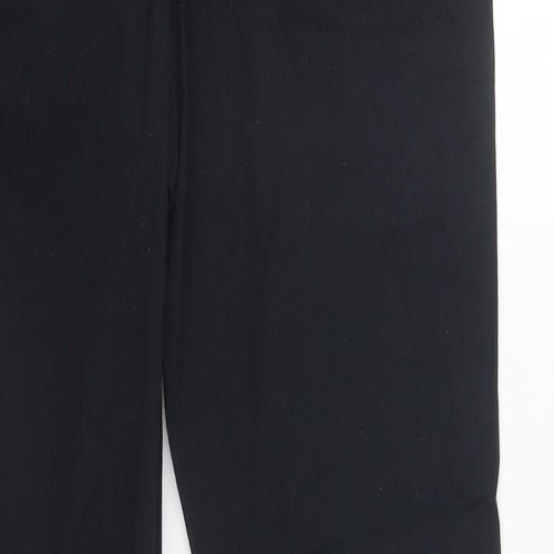 Mountain Warehouse Womens Black Polyester Trousers Size 12 L35 in Regular Zip