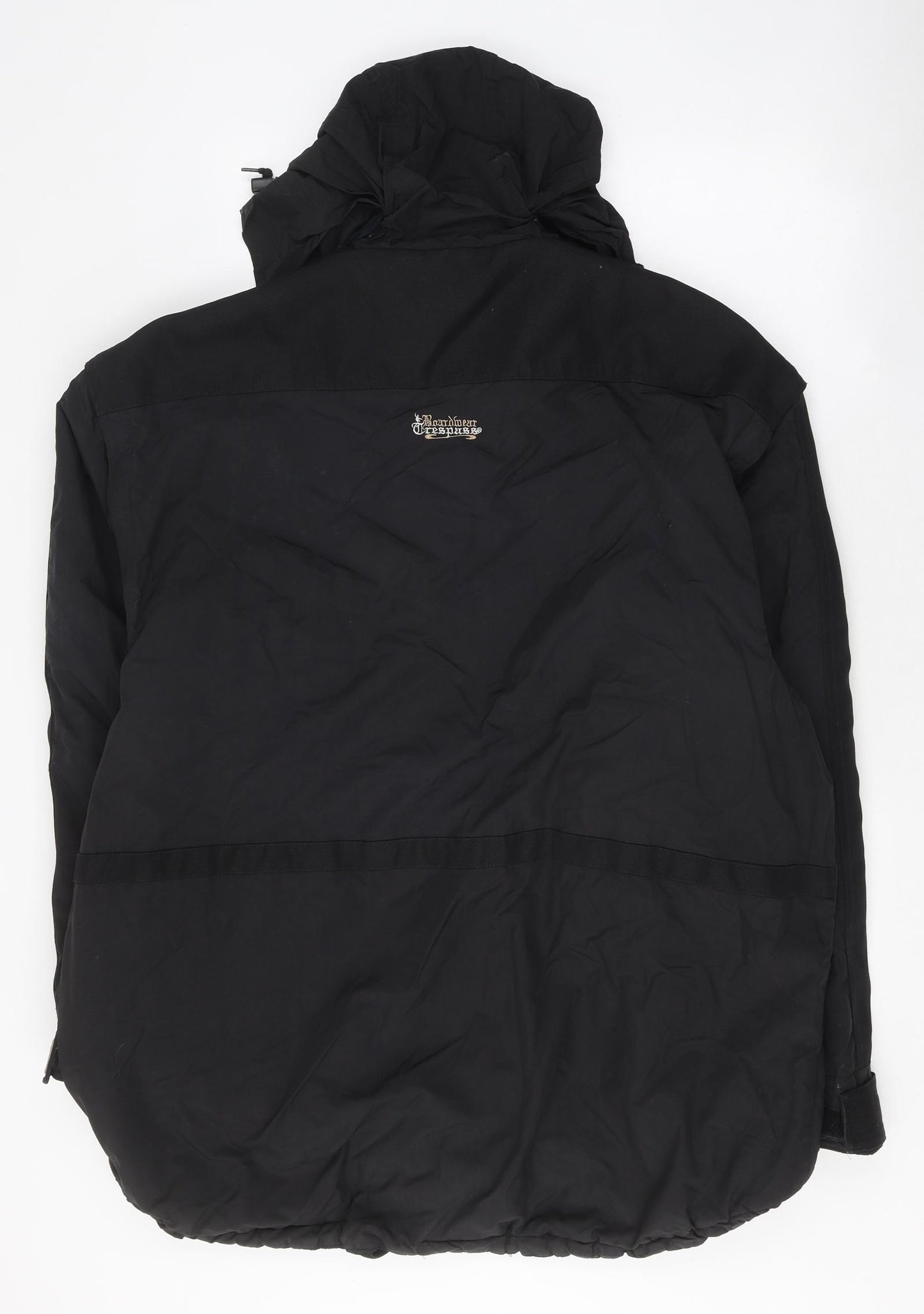 Trespass Mens Black Puffer Jacket Coat Size XL Zip