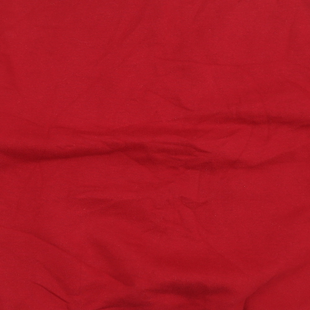 Donnay Mens Red Cotton Pullover Sweatshirt Size XL