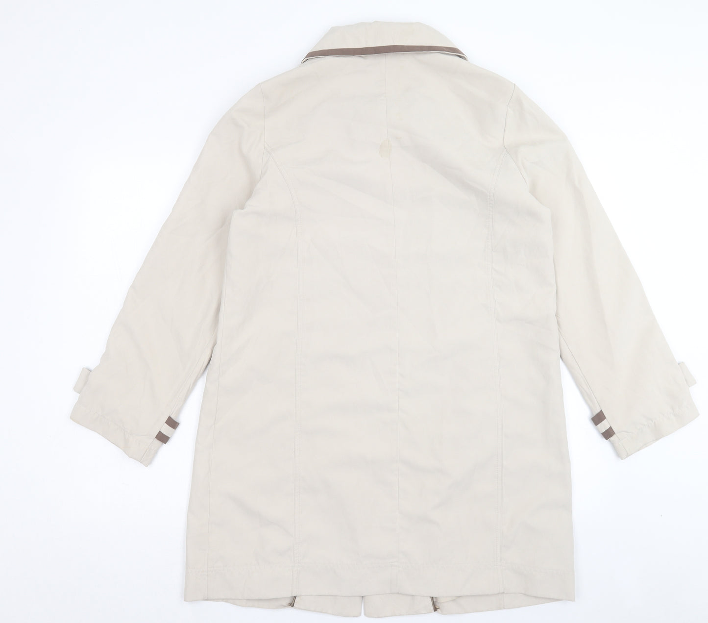 Debenhams Womens Ivory Jacket Size 12 Button