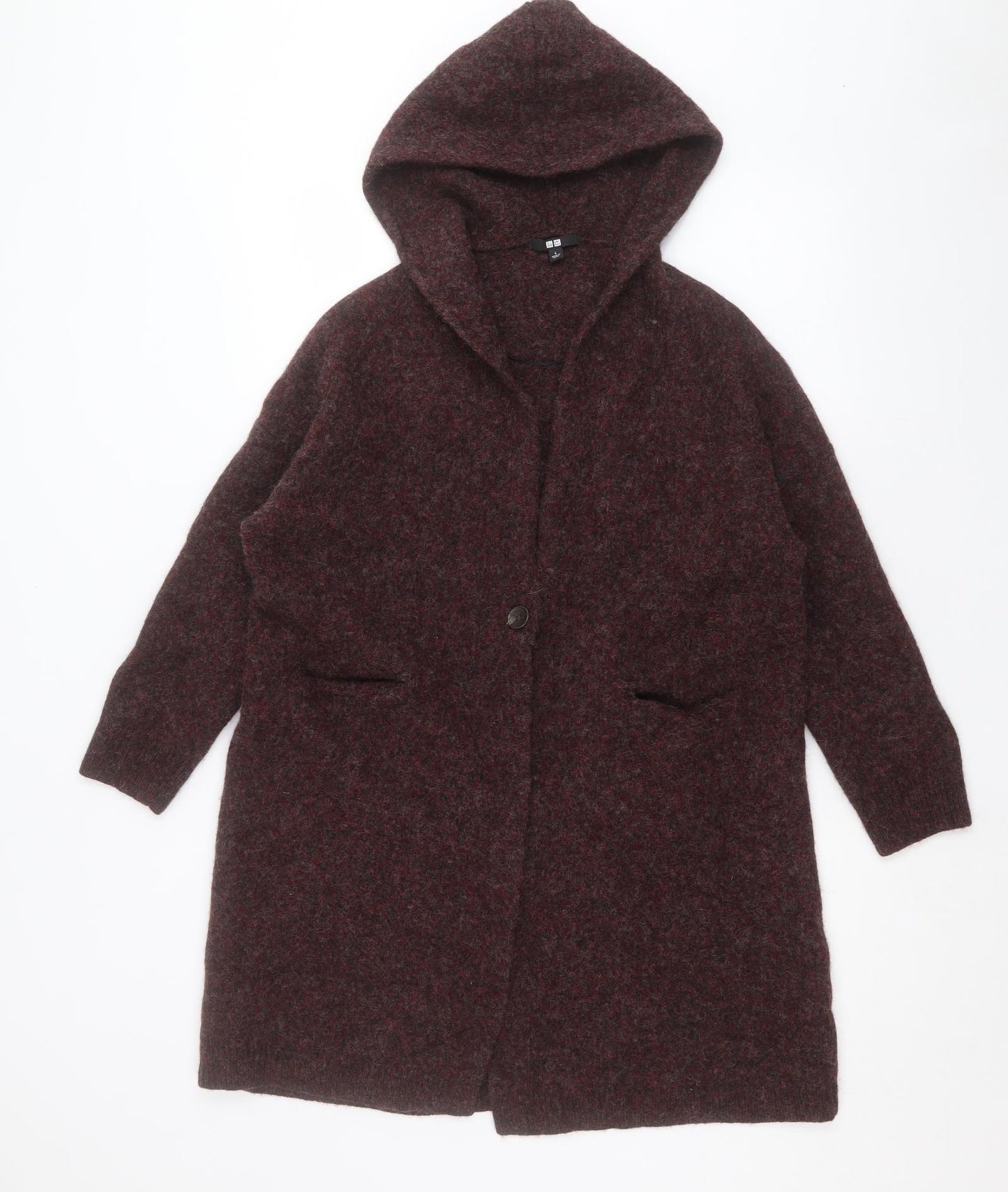 Uniqlo Womens Red Jacket Size L Button