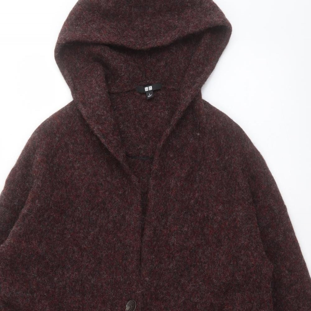 Uniqlo Womens Red Jacket Size L Button