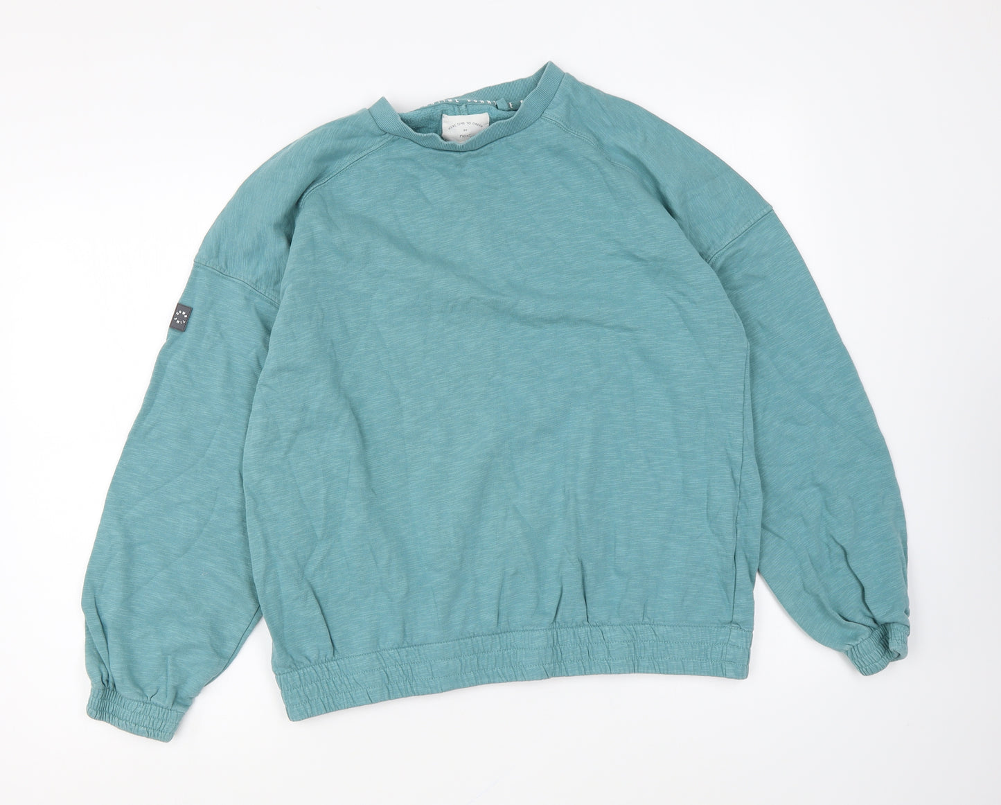 NEXT Womens Blue Cotton Pullover Sweatshirt Size M Pullover