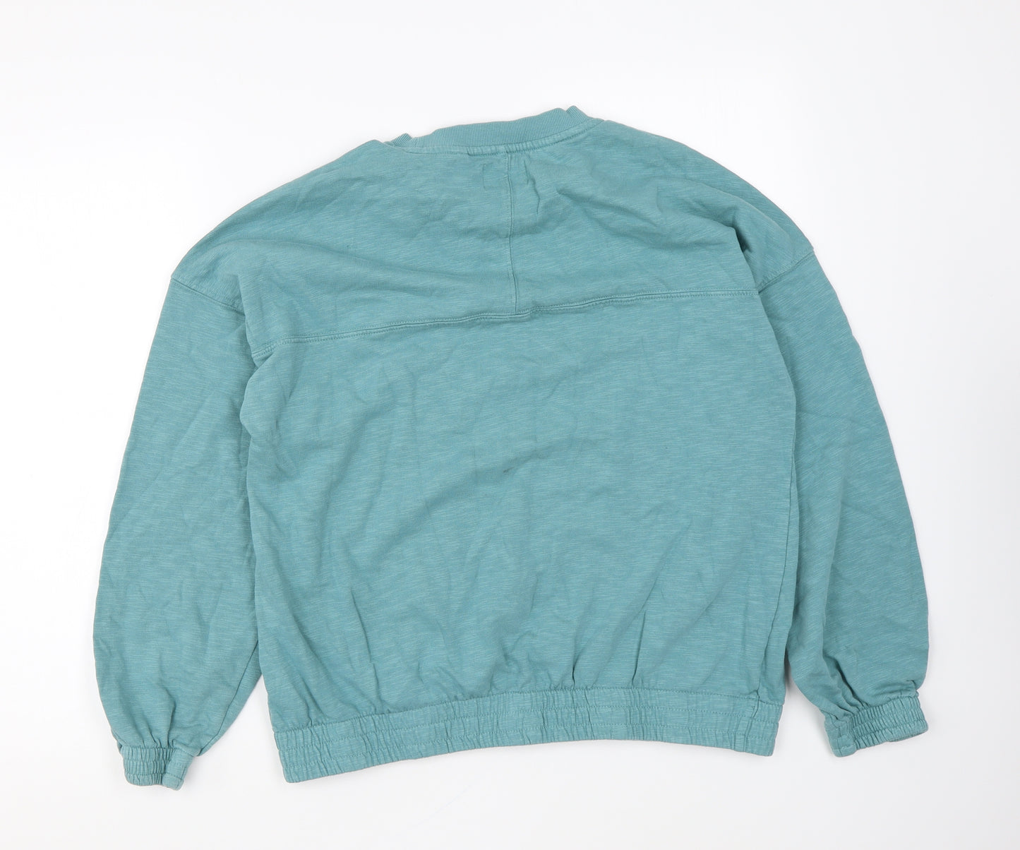 NEXT Womens Blue Cotton Pullover Sweatshirt Size M Pullover