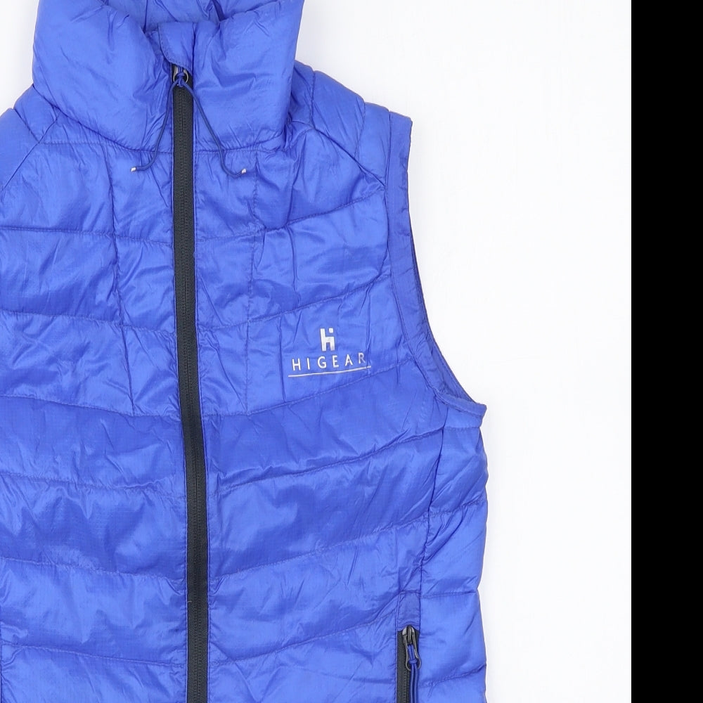 Hi Gear Womens Blue Gilet Jacket Size 8 Zip
