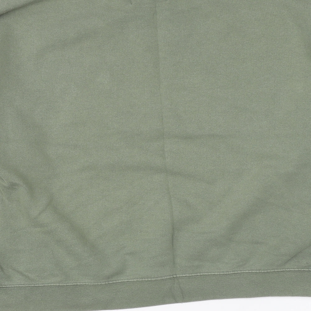 NEXT Womens Green Cotton Pullover Sweatshirt Size M Pullover