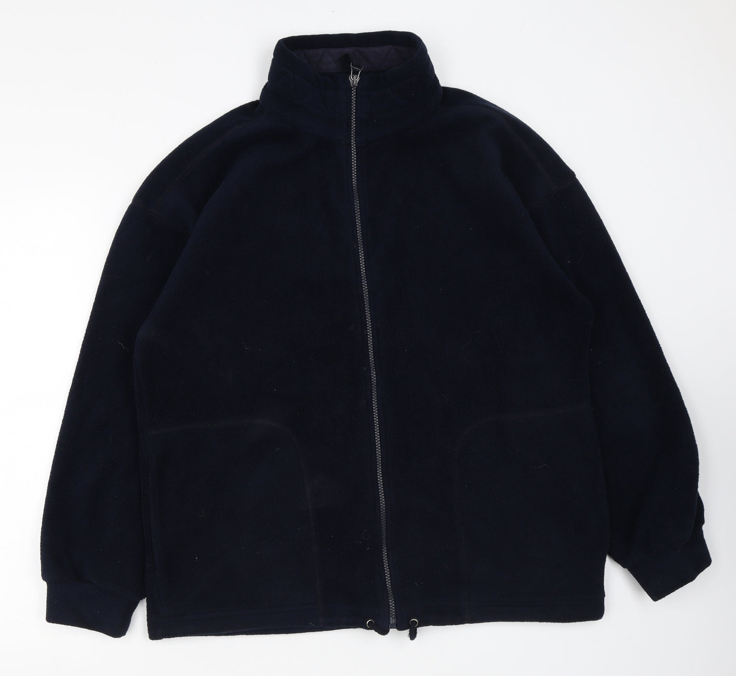 Marks and Spencer Womens Blue Polyester Full Zip Sweatshirt Size 10 Zip