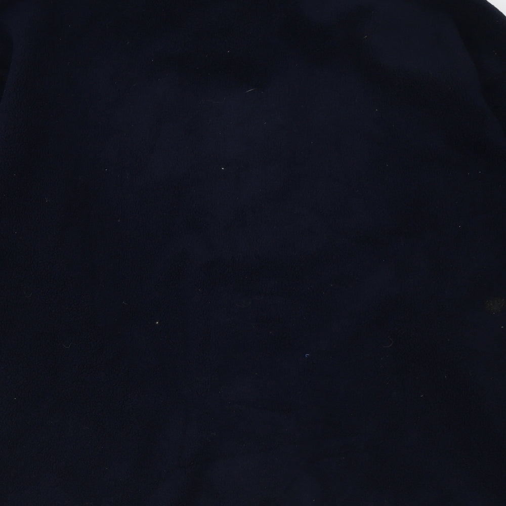 Marks and Spencer Womens Blue Polyester Full Zip Sweatshirt Size 10 Zip