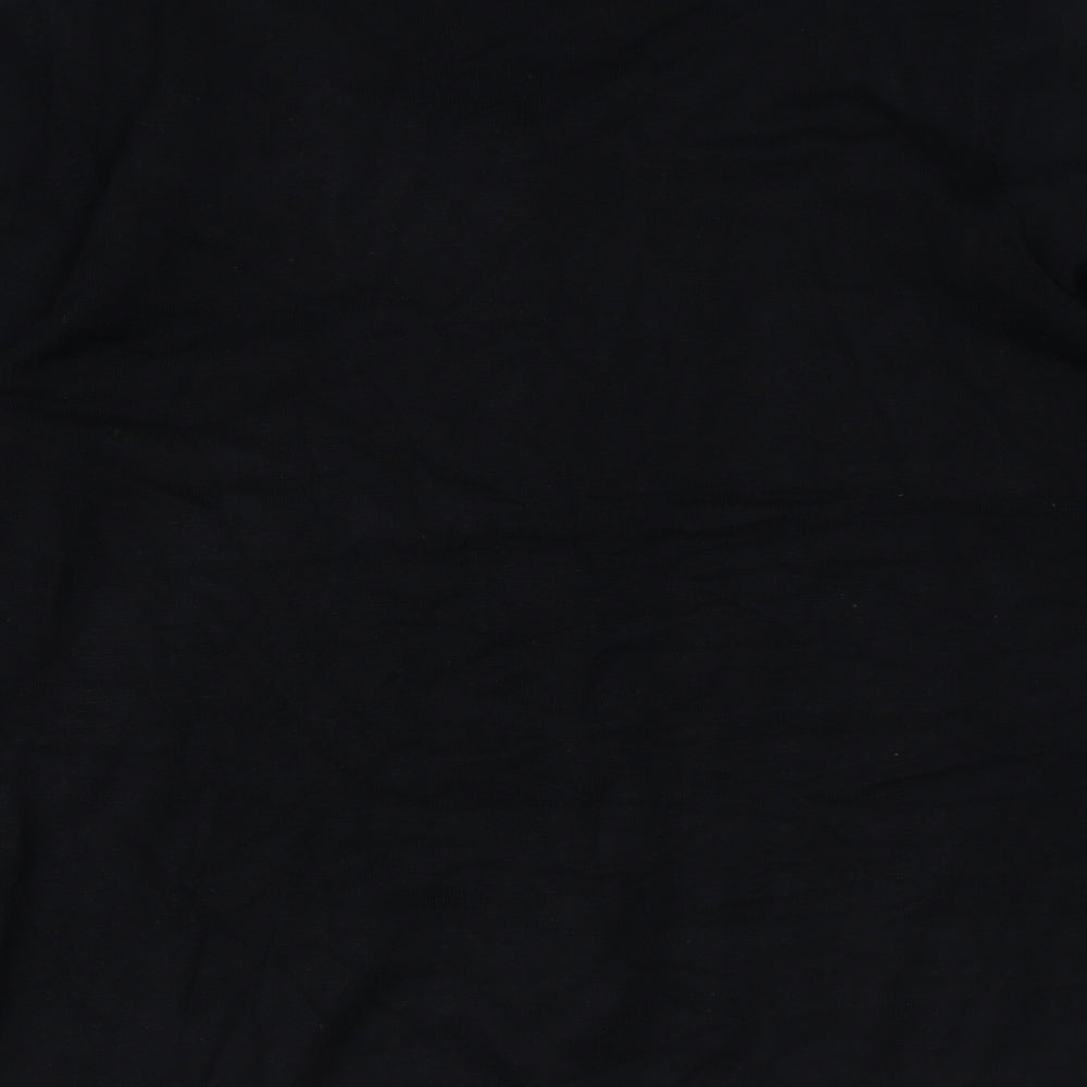 Per Una Womens Black Round Neck Viscose Cardigan Jumper Size 20