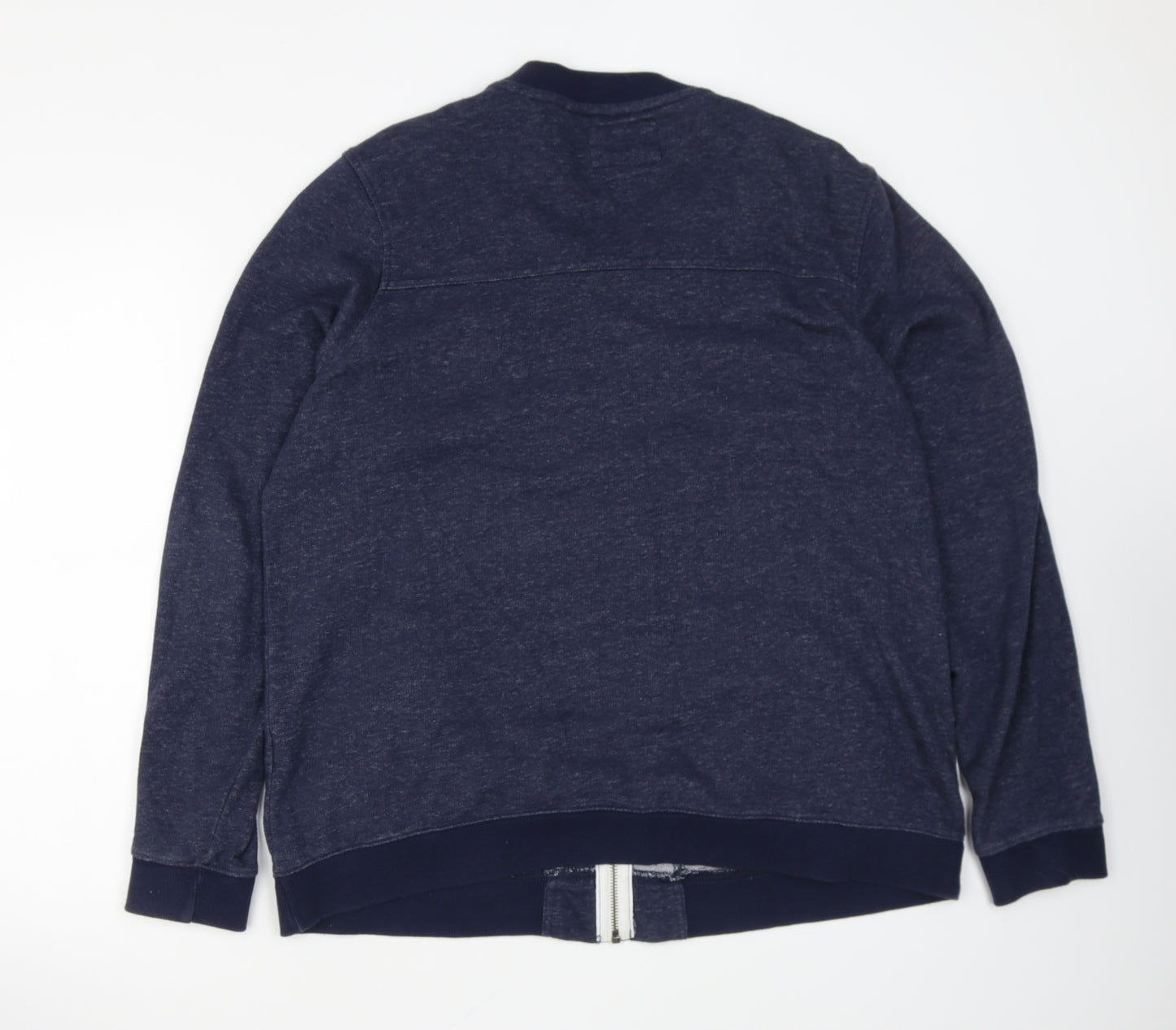 NEXT Womens Blue Cotton Full Zip Sweatshirt Size 20 Zip