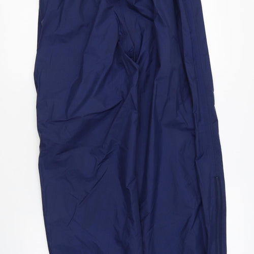 Ronhill Mens Blue Nylon Rain Trousers Trousers Size L L32 in Regular