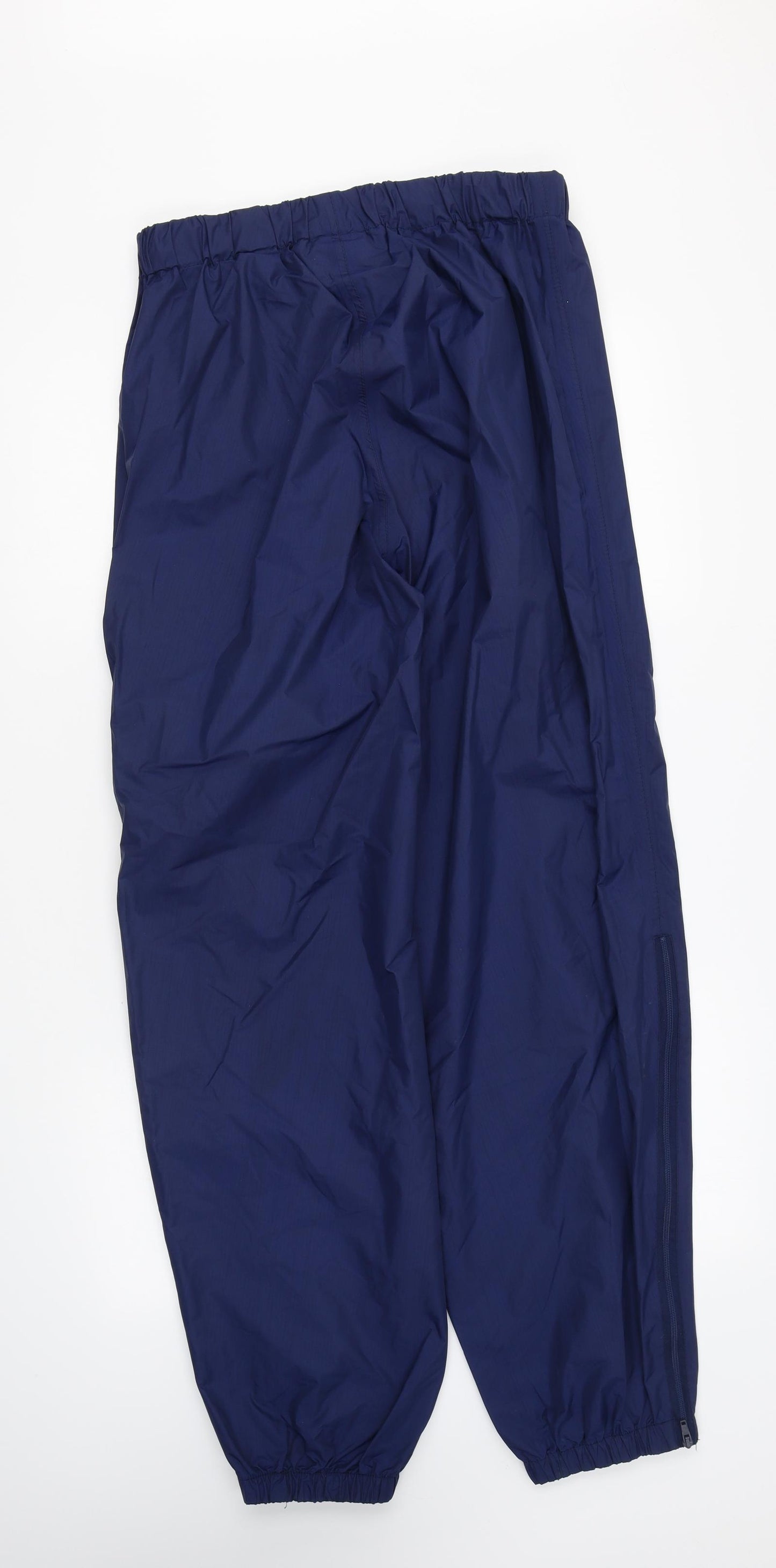 Ronhill Mens Blue Nylon Rain Trousers Trousers Size L L32 in Regular