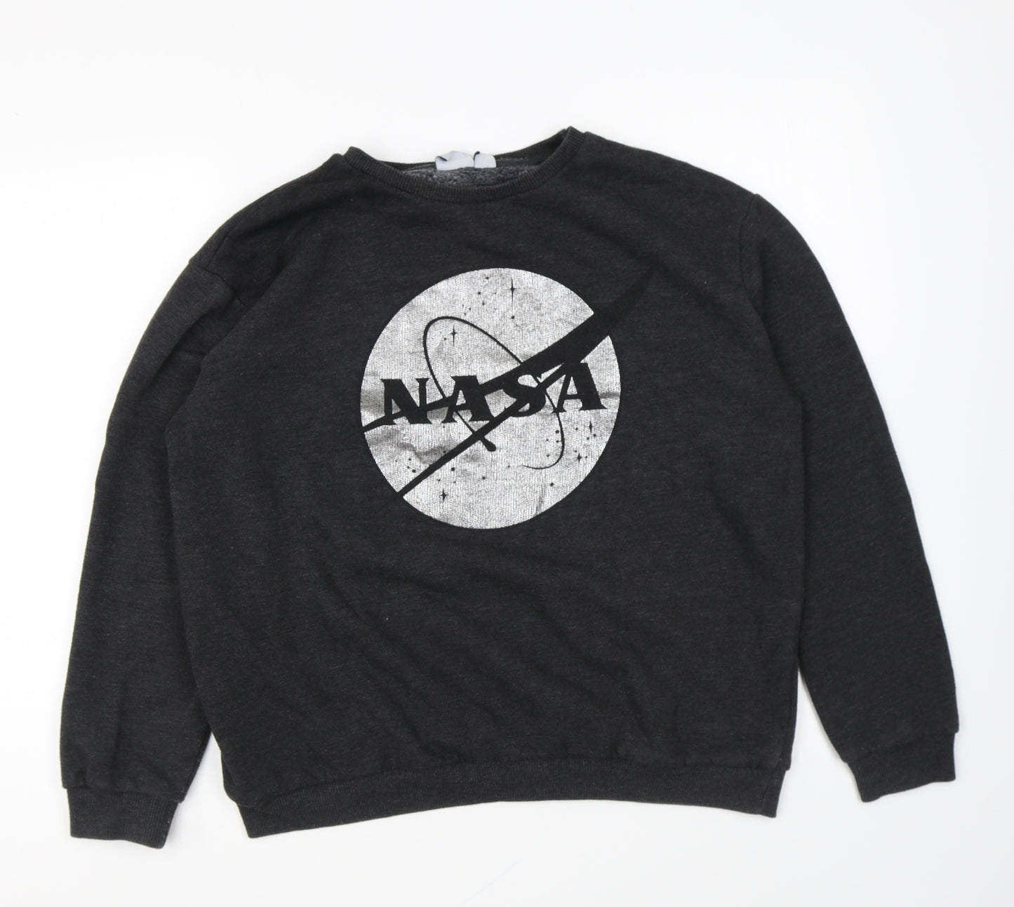 Atmosphere Womens Grey Cotton Pullover Sweatshirt Size 16 Pullover - NASA