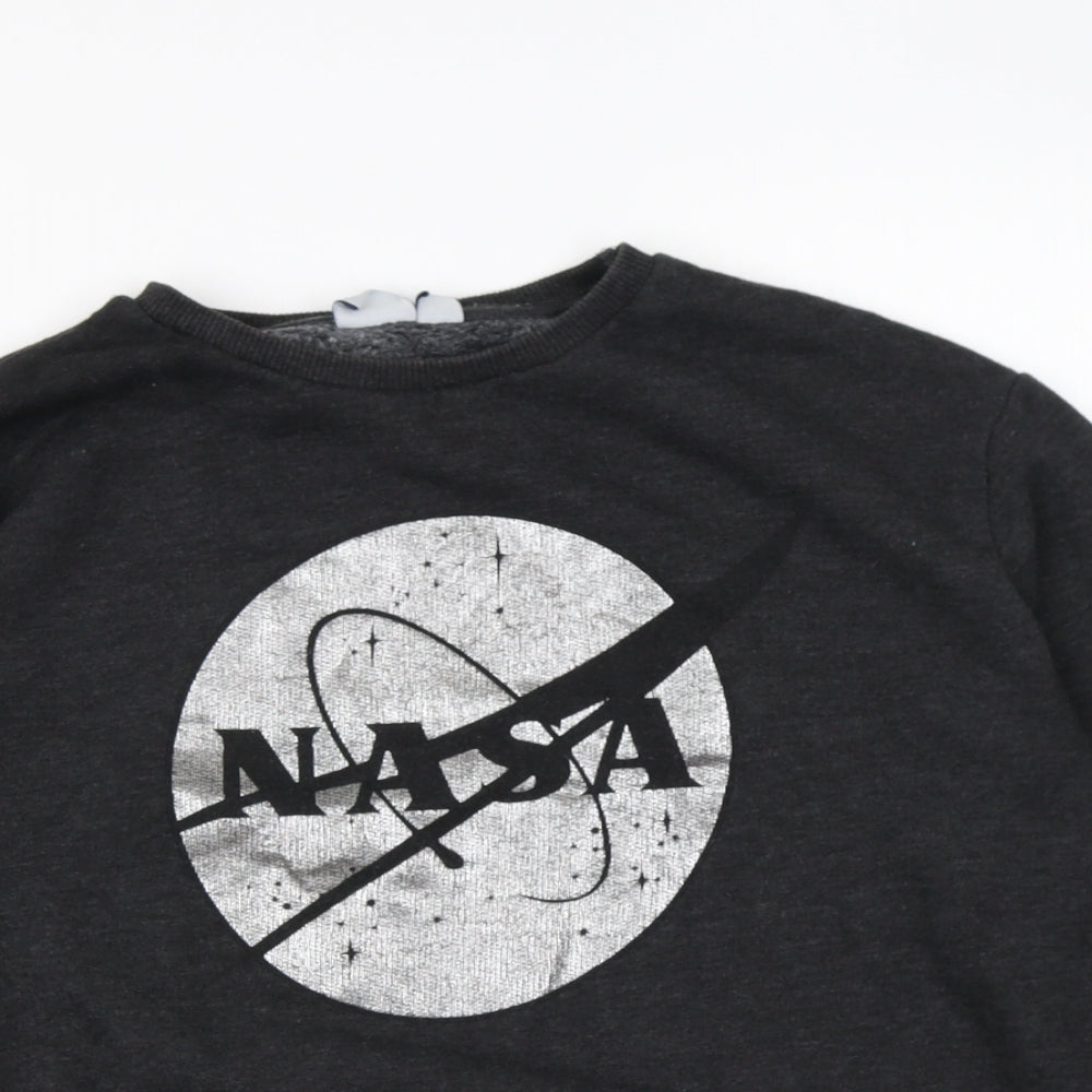 Atmosphere Womens Grey Cotton Pullover Sweatshirt Size 16 Pullover - NASA