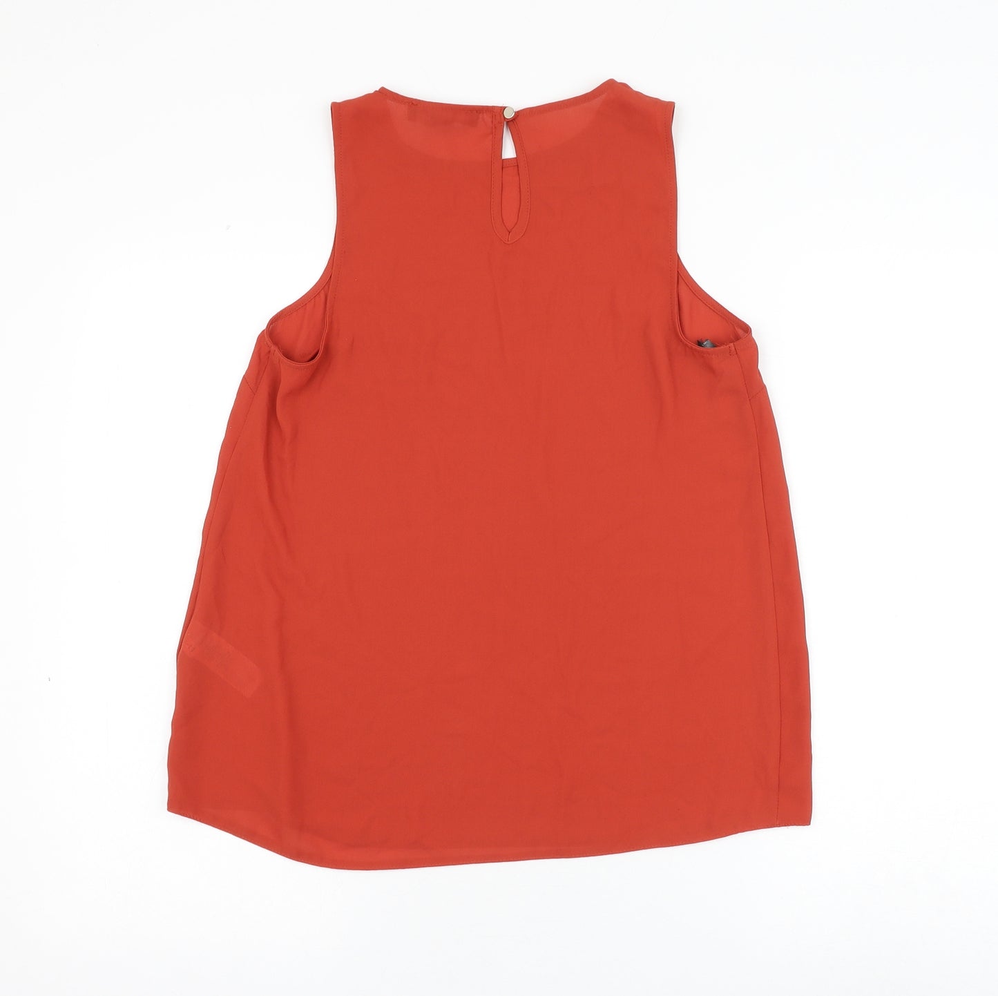 Primark Womens Red Polyester Camisole Tank Size 8 Round Neck