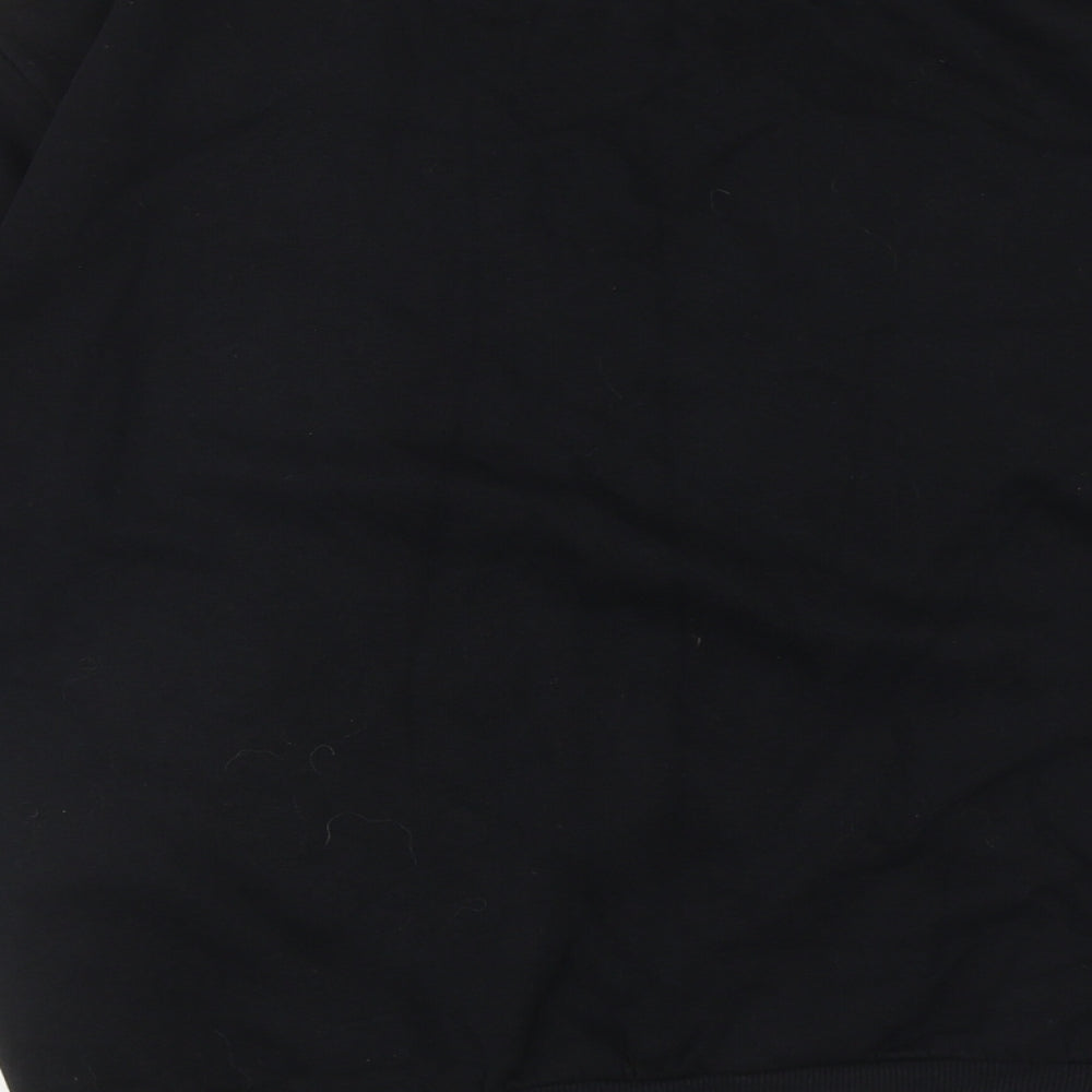 George Girls Black Cotton Pullover Sweatshirt Size 10-11 Years Pullover - BRKLN