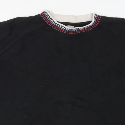 ASOS Womens Black Cotton Pullover Sweatshirt Size M Pullover