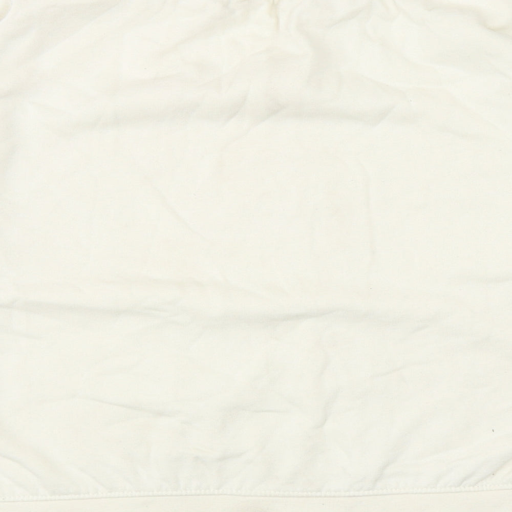 Primark Womens Ivory Cotton Pullover Sweatshirt Size S Pullover - Life Is Good
