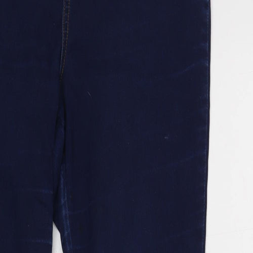 Very Womens Blue Polyester Skinny Jeans Size 12 L27 in Regular Zip