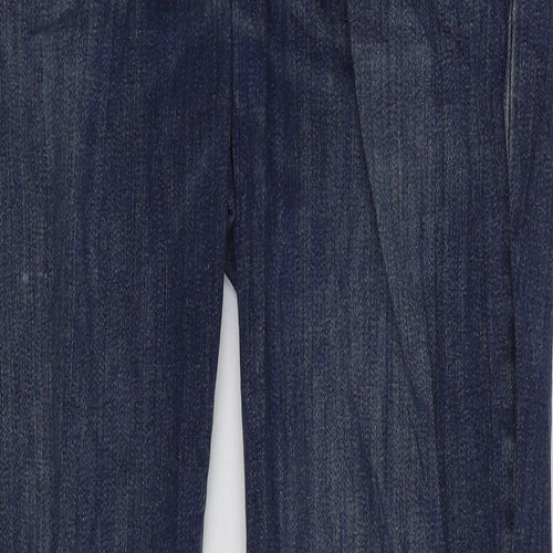 Levi's Mens Blue Cotton Straight Jeans Size 34 in L32 in Regular Zip