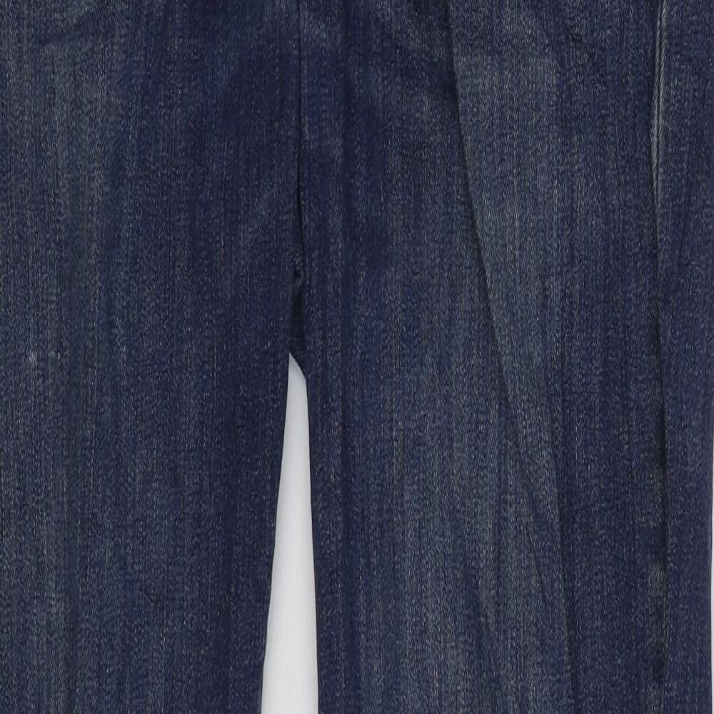 Levi's Mens Blue Cotton Straight Jeans Size 34 in L32 in Regular Zip