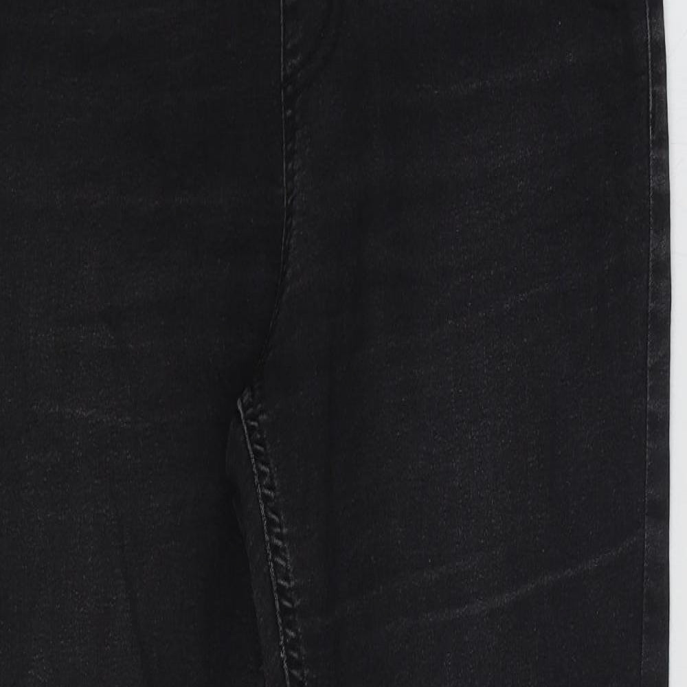 Marks and Spencer Womens Black Cotton Jegging Jeans Size 12 L27 in Regular