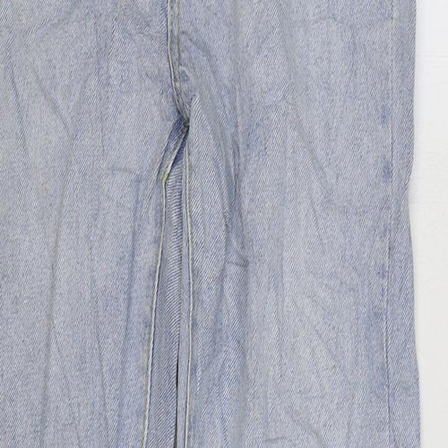 Missguided Womens Blue Cotton Skinny Jeans Size 6 L32 in Regular Zip