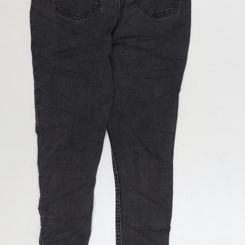 Denim & Co. Womens Black Cotton Skinny Jeans Size 12 L27 in Regular Zip