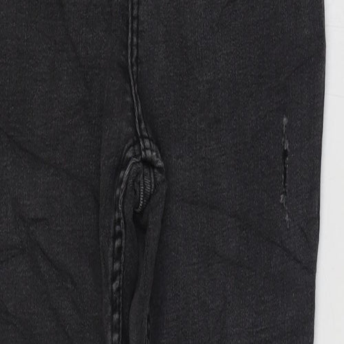 Denim & Co. Womens Black Cotton Skinny Jeans Size 12 L27 in Regular Zip