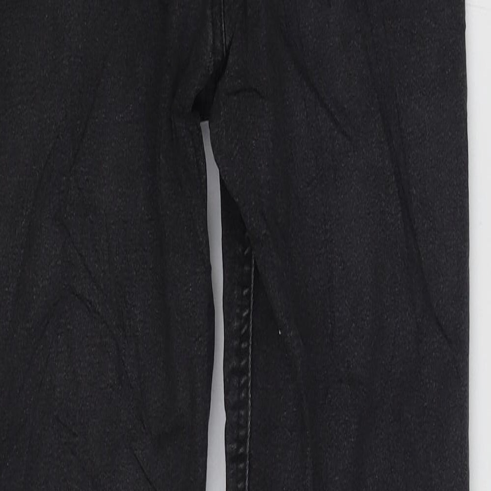 Marks and Spencer Womens Black Cotton Jegging Jeans Size 8 L27 in Regular Zip